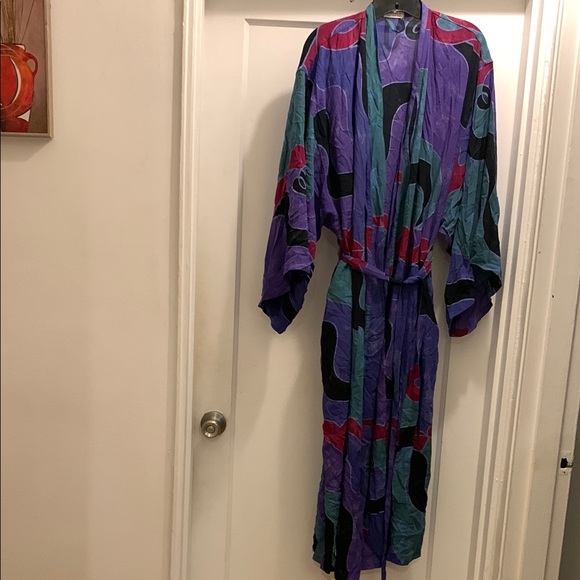 Vibrant Multicolor Women's Robe - Preloved